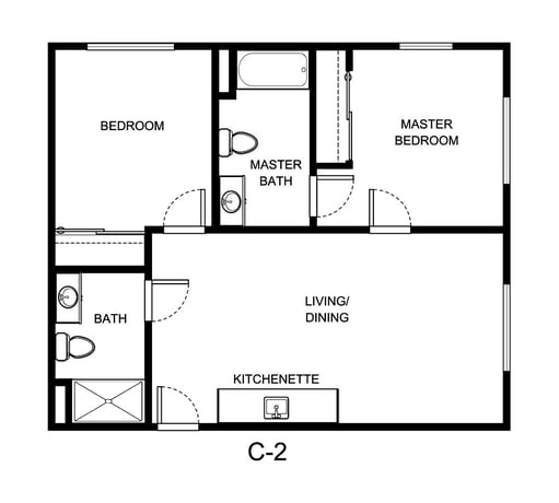 APRZ_IL_Live Oak 2B 2B_795 sq. ft.